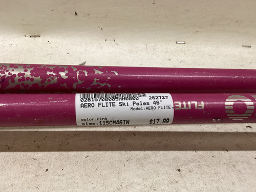 Vist Large View of Product Image Which is Used AERO FLITE Womens DH Ski Pole Pink 115 cm / 46 in