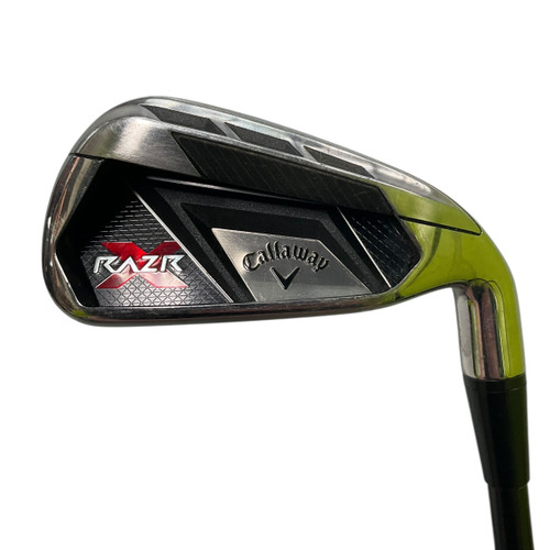 Vist Large View of Product Image Which is Used Callaway RAZR X Mens Individual Iron RH 6 Iron