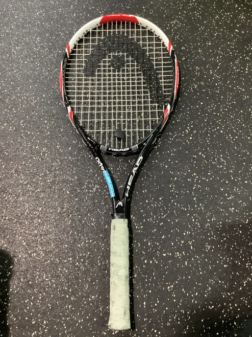 Vist Large View of Product Image Which is Used Head TI. TORNADO Adult Tennis Racquet Black 4 1/4"