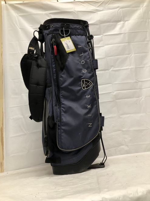 Vist Large View of Product Image Which is Used Nike 4 WAY Mens Stand Bag Navy Blue