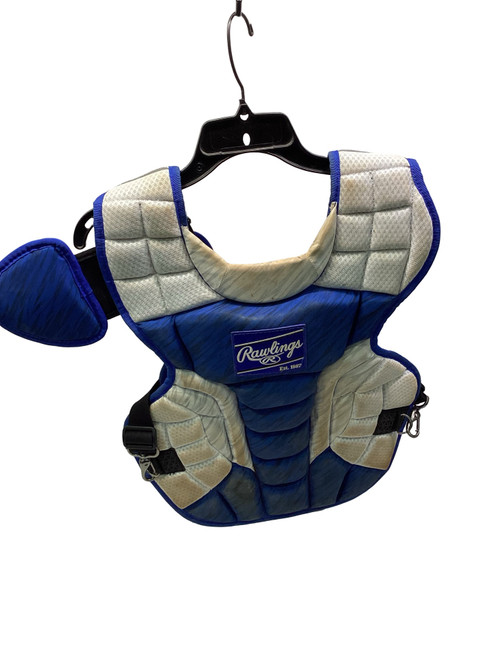 Vist Large View of Product Image Which is Used Rawlings CHEST PROTECTOR Catchers Chest Protector Royal Blue Intermed