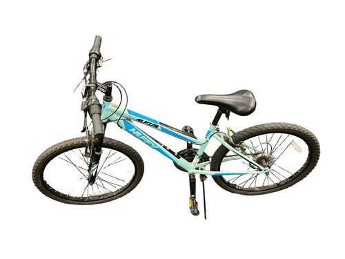 Vist Large View of Product Image Which is Used Huffy ALPINE Mountain Bike Girls Royal Blue 24"