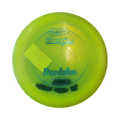 Vist Large View of Product Image Which is Used Innova DAEDALUS Disc Golf Driver Yellow