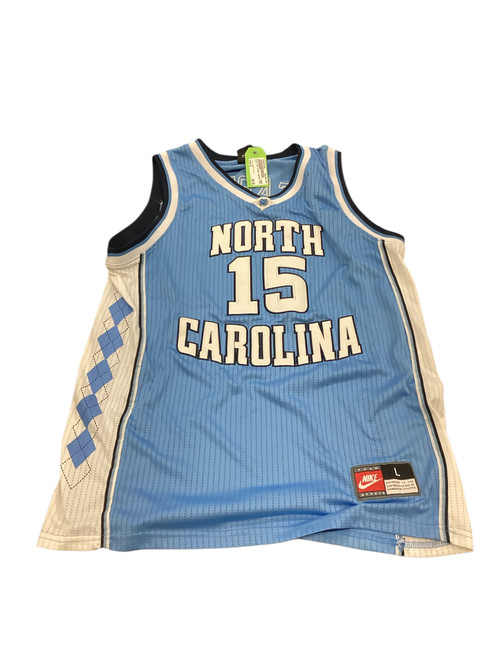 Vist Large View of Product Image Which is Used Nike Basketball Adult Top Carolina Blue LG