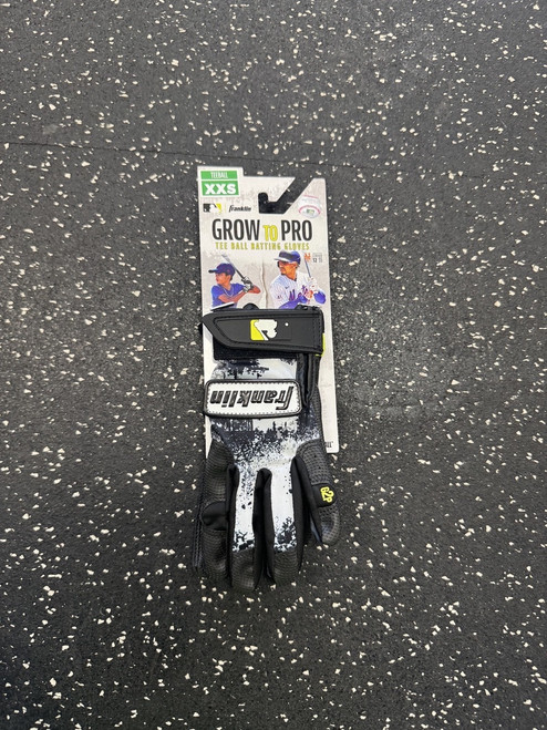 Vist Large View of Product Image Which is New Franklin Grow Batting Gloves Black XXS