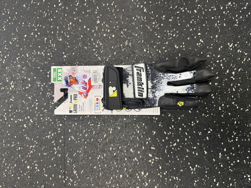 Vist Large View of Product Image Which is Used Franklin BB/SB Batting Gloves Black XXS