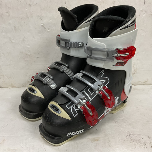 Vist Large View of Product Image Which is Used Roces IDEA 6 IN 1 225-255 Boys DH Ski Boot White/Black/Red 255 MP - M07.5 - W08.5