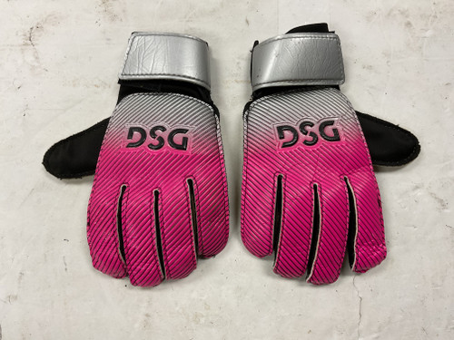 Vist Large View of Product Image Which is Used DSG Soccer Goalie Gloves Pink 4