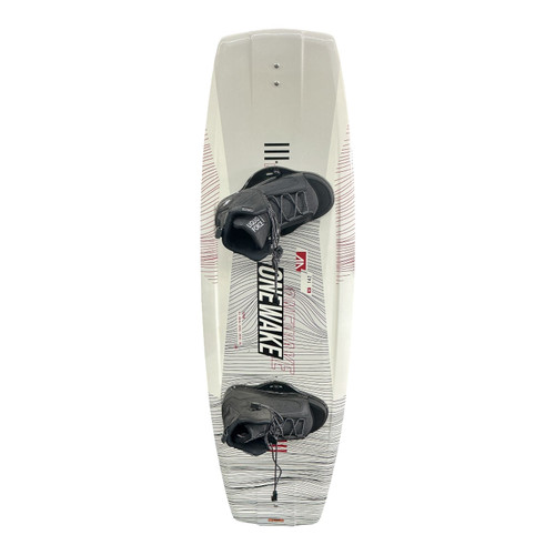 Vist Large View of Product Image Which is Used ONE WAKE TRIBE LIQUID FORCE INDEX Wakeboard White 142 cm