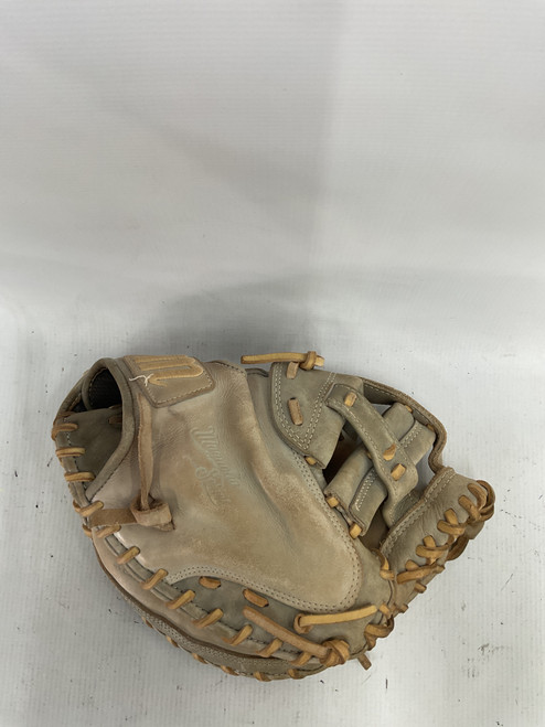 Vist Large View of Product Image Which is Used Marucci BB/SB Catchers RH Throw Tan 34"