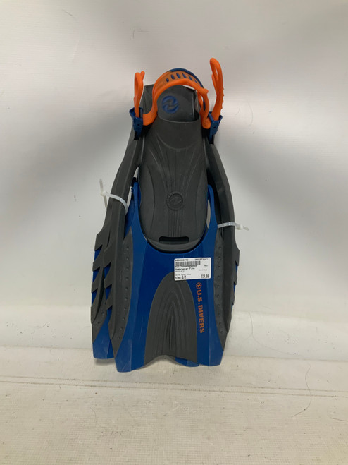 Vist Large View of Product Image Which is Used US Divers 4-8.5 Underwater Fins Royal Blue S/M
