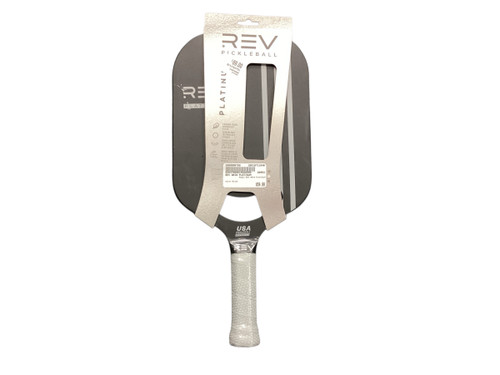 Vist Large View of Product Image Which is Used REV ARIA PLATINUM Pickleball Racquet Black