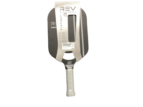 Vist Large View of Product Image Which is Used REV ARIA PLATINUM Pickleball Racquet Black