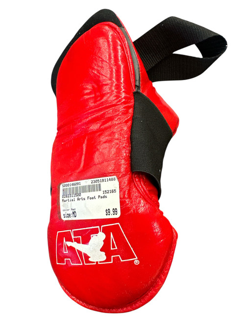 Vist Large View of Product Image Which is Used Martial Arts Foot Pads Red MD