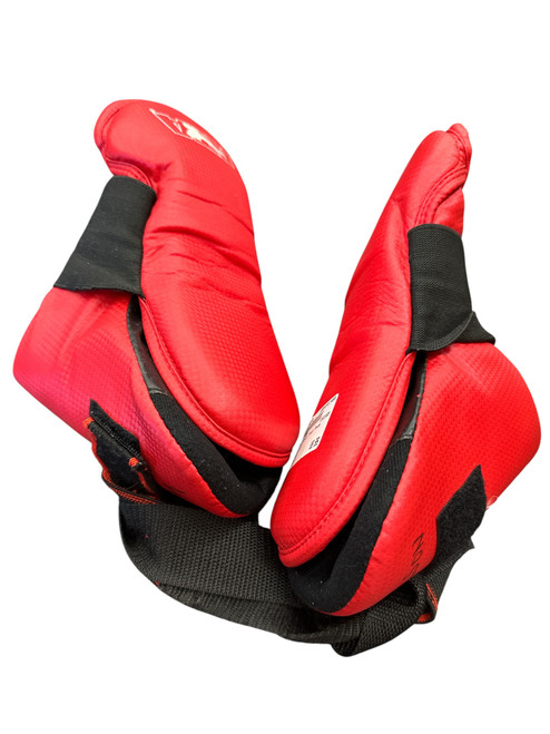 Vist Large View of Product Image Which is Used Martial Arts Foot Pads Red MD