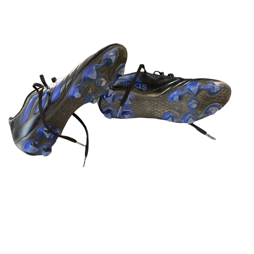 Vist Large View of Product Image Which is Used Adidas GOLETTO Soccer Cleats Black Senior 6.5