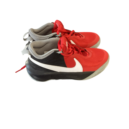 Vist Large View of Product Image Which is Used Nike HUSTLEDX Basketball Shoes Y Red Junior 05