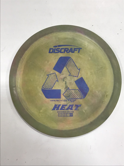 Vist Large View of Product Image Which is Used Discraft ESP HEAT Disc Golf Driver Green 172g