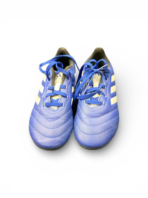 Vist Large View of Product Image Which is Used Adidas Soccer Cleats Royal Blue Junior 01