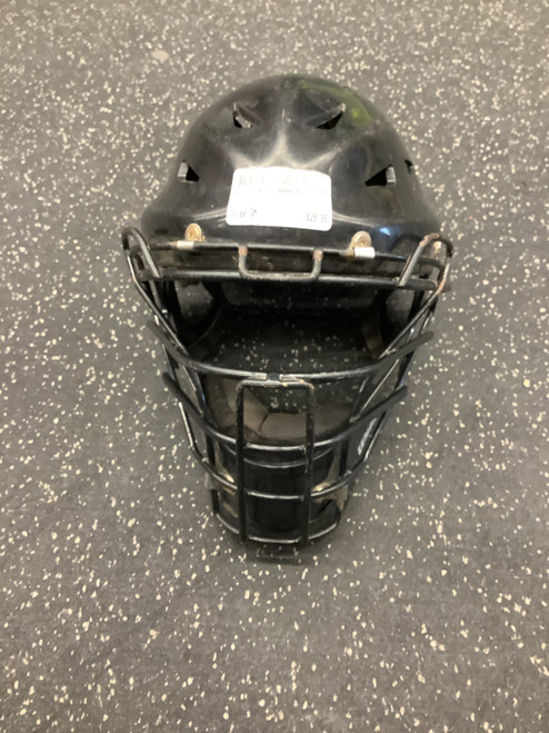 Vist Large View of Product Image Which is Used Wilson WTA558000SM Catchers Helmet w/Mask Black SM