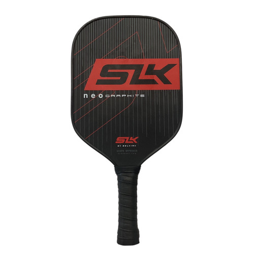 Vist Large View of Product Image Which is Used Selkirk SLK NEO GRAPHITE Pickleball Racquet Black