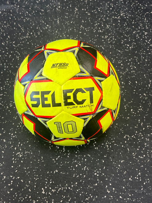 Vist Large View of Product Image Which is Used Select TURF MATCH All Size Soccer Ball Neon Green 5