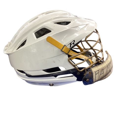 Vist Large View of Product Image Which is Used Cascade R Lacrosse Helmet White One Size
