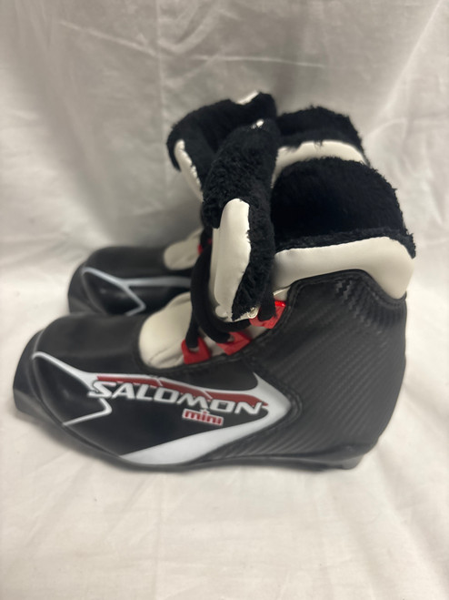 Vist Large View of Product Image Which is Used Salomon Boys SNS XC Ski Boots Black YT-11