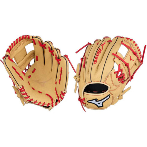 Vist Large View of Product Image Which is New MIZUNO PROSPECT SELECT 11" TAN/RED