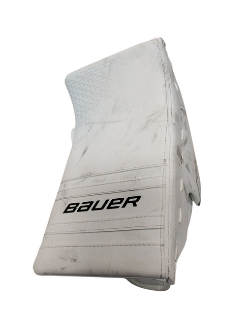 Vist Large View of Product Image Which is Used Bauer S20 GSX Junior Goalie Blocker White