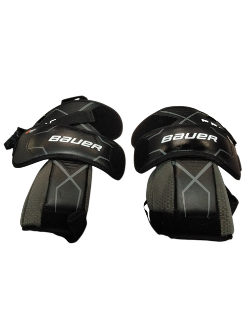 Vist Large View of Product Image Which is Used Bauer PRO Goalie Knee Pads Intermediate