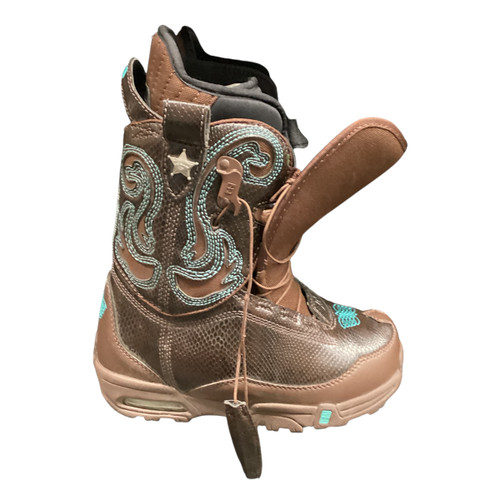 Vist Large View of Product Image Which is Used Forum STAMPEDE Womens Snowboard Boots Red And White Senior 5