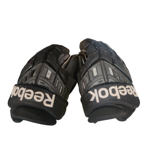 Vist Large View of Product Image Which is Used Reebok 30K Junior Hockey Gloves Black 15"