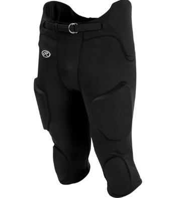 Vist Large View of Product Image Which is Used Rawlings Youth FB Integrated Pants Black LG
