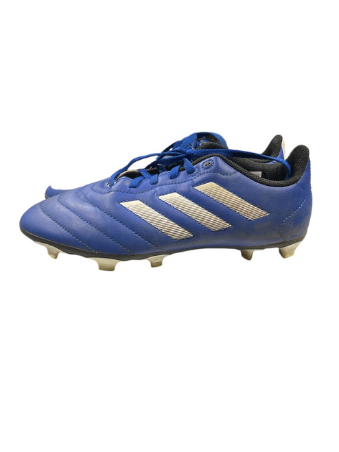 Vist Large View of Product Image Which is Used Adidas Soccer Cleats Royal Blue Senior 5.5