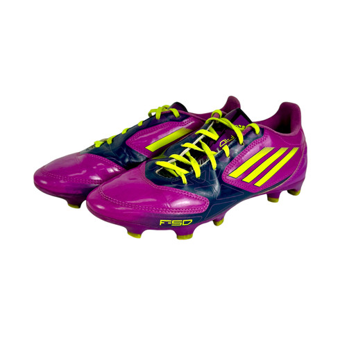 Used Adidas F10 Soccer Cleats Purple Junior 6.5 11506-S000257953