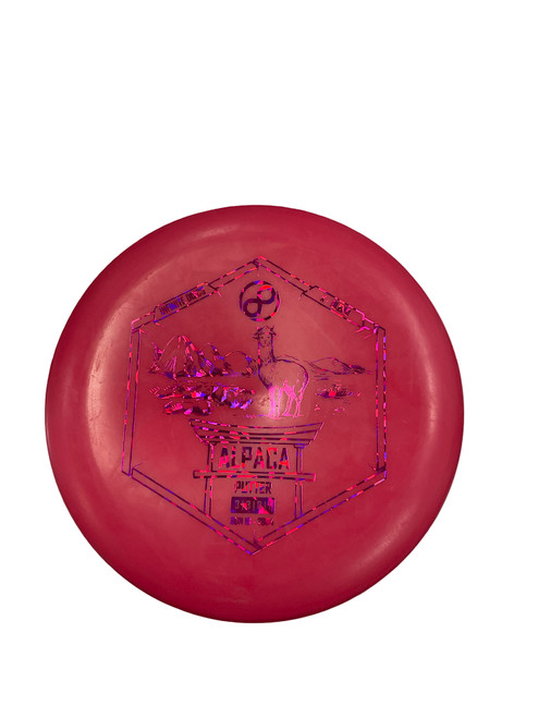 Vist Large View of Product Image Which is Infinite Discs, ALPACA, Disc Golf Putter, Red, 172g