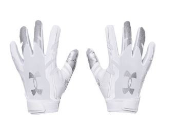 Vist Large View of Product Image Which is Used Under Armour F8 FB Gloves White LG