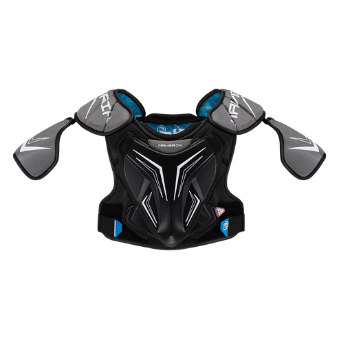 Vist Large View of Product Image Which is New Maverik CHARGER SHOULDER Lacrosse Shoulder Pads Black MD