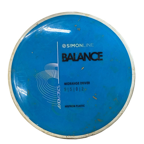 Vist Large View of Product Image Which is Used Axiom NEUTRON BALANCE Disc Golf Mid Range Royal Blue