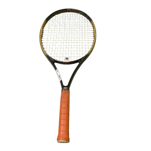 Vist Large View of Product Image Which is Used Wilson SPS COMP GRAPHITE Adult Tennis Racquet Black Unknown