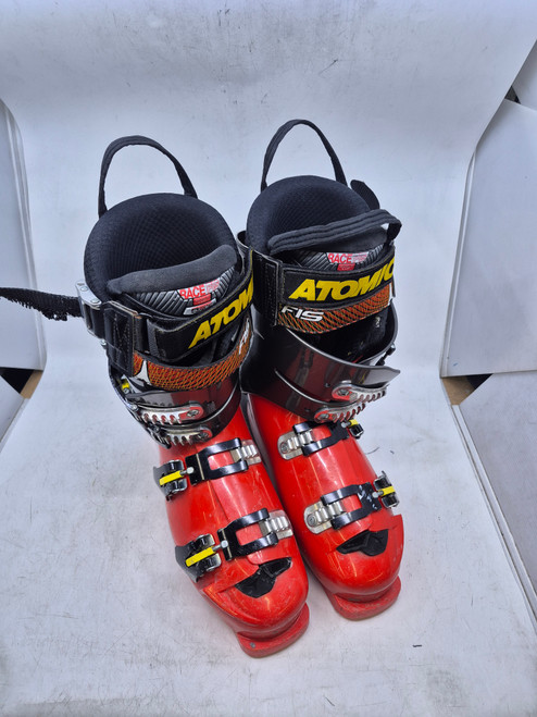 Vist Large View of Product Image Which is Used Atomic REDSTER 2C 130 Mens DH Ski Boot Red 280 MP - M10 - W11