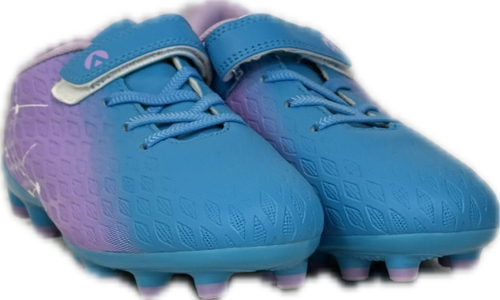 Vist Large View of Product Image Which is Used Soccer Cleats Purple And Turquoise Junior 04