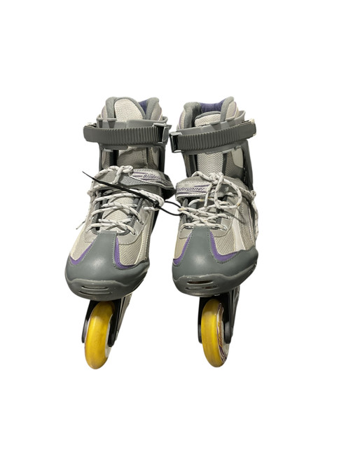 Vist Large View of Product Image Which is Used Bladerunner GREY/PURPLE SKATES Racing Inline Skates Grey Senior 10