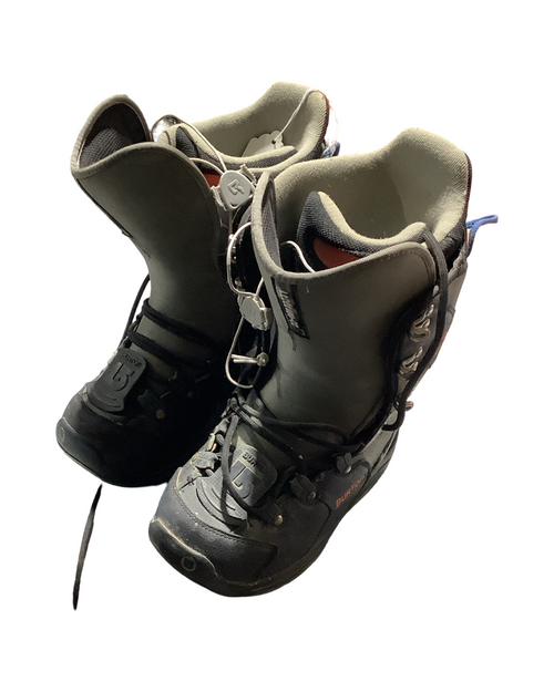 Vist Large View of Product Image Which is Used Burton PROGRESSION Mens Snowboard Boots Black Senior 8.5