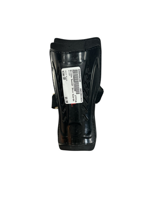 Vist Large View of Product Image Which is Used Wilson Soccer Shin Guards Junior Black SM