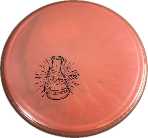 Vist Large View of Product Image Which is Used Axiom PRISM PYRO - LAB SECOND Disc Golf Mid Range Orange