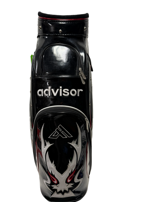 Vist Large View of Product Image Which is Used ADVISOR 5-Way Golf Cart Bag Black w/ Rain Hood