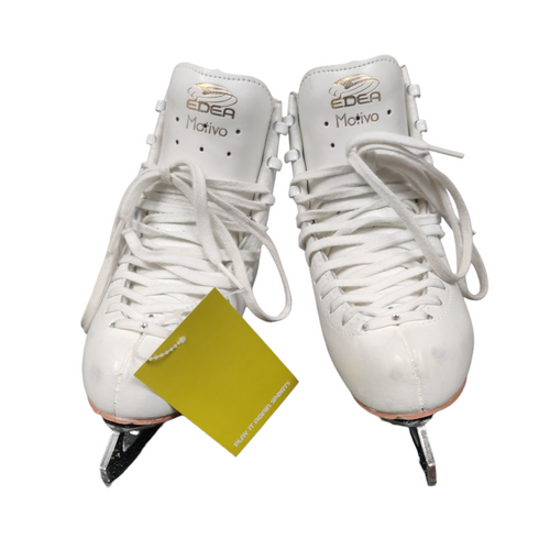 Vist Large View of Product Image Which is Used EDEA MOTIVO Girls Figure Skate White 215mm Womens 2.0