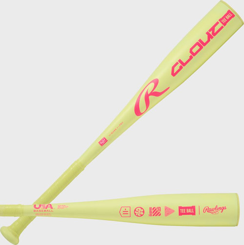 Vist Large View of Product Image Which is New Rawlings CLOUT T-BALL BB/SB T-Ball Bat